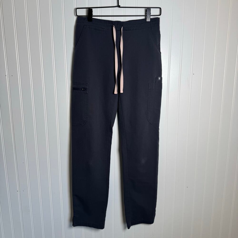 Figs Yola Skinny Cargo Scrub Pants Charcoal High Waist Women’s Size XS